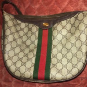 Authentic Vintage Gucci cross bag